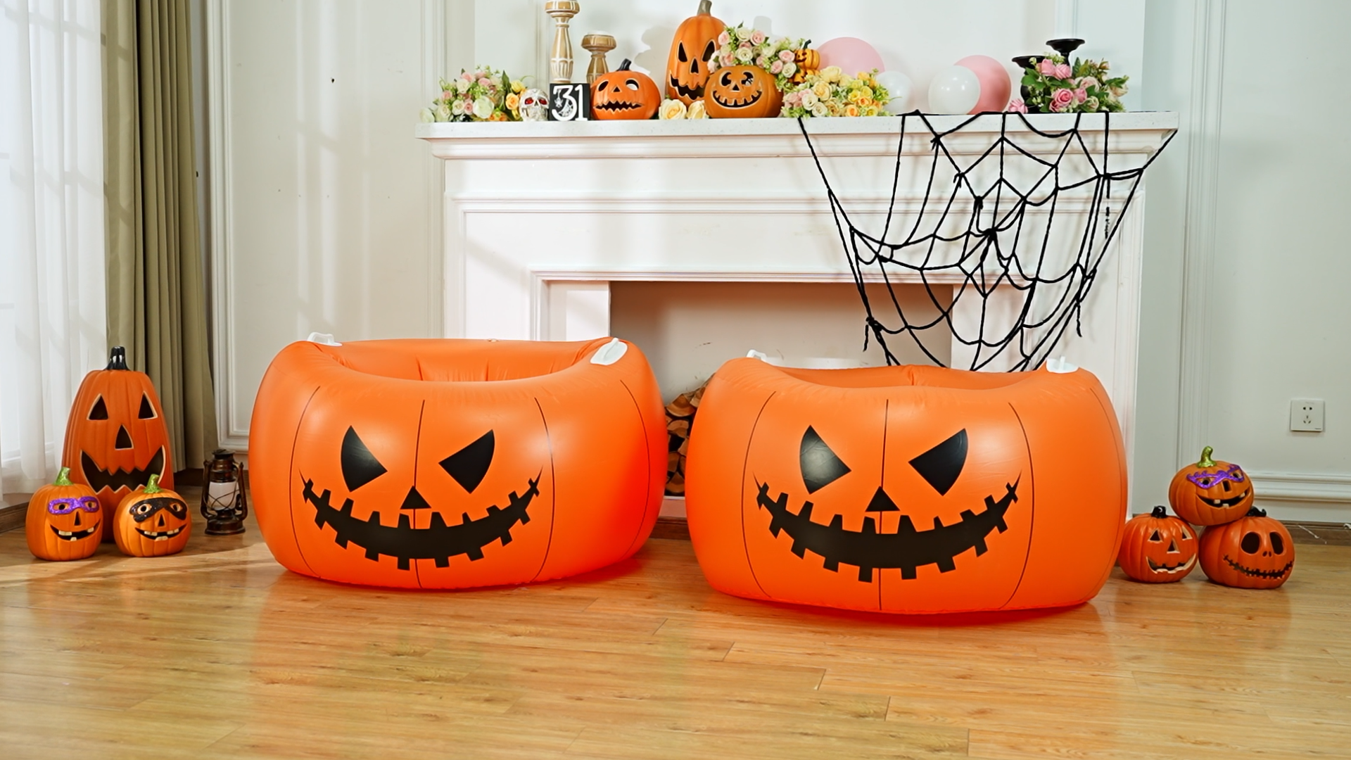 Amazon.com: WinnerWhy 2 Pack Halloween Pumpkin Human Hamster Balls